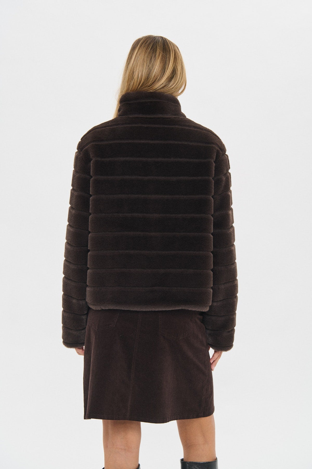 Saint Tropez Leonie Jacket  in Chocolate Brown
