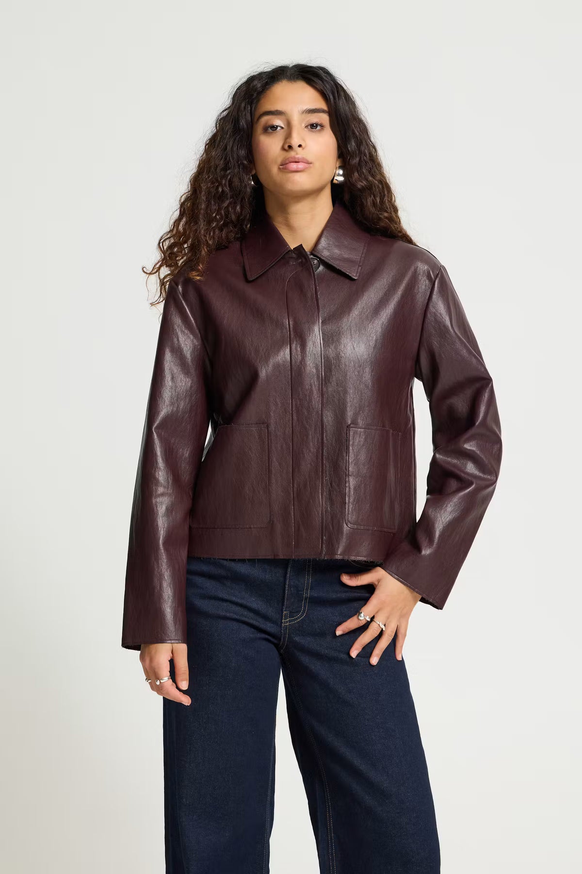 ICHI HARUMI Casual Jacket in Fudge
