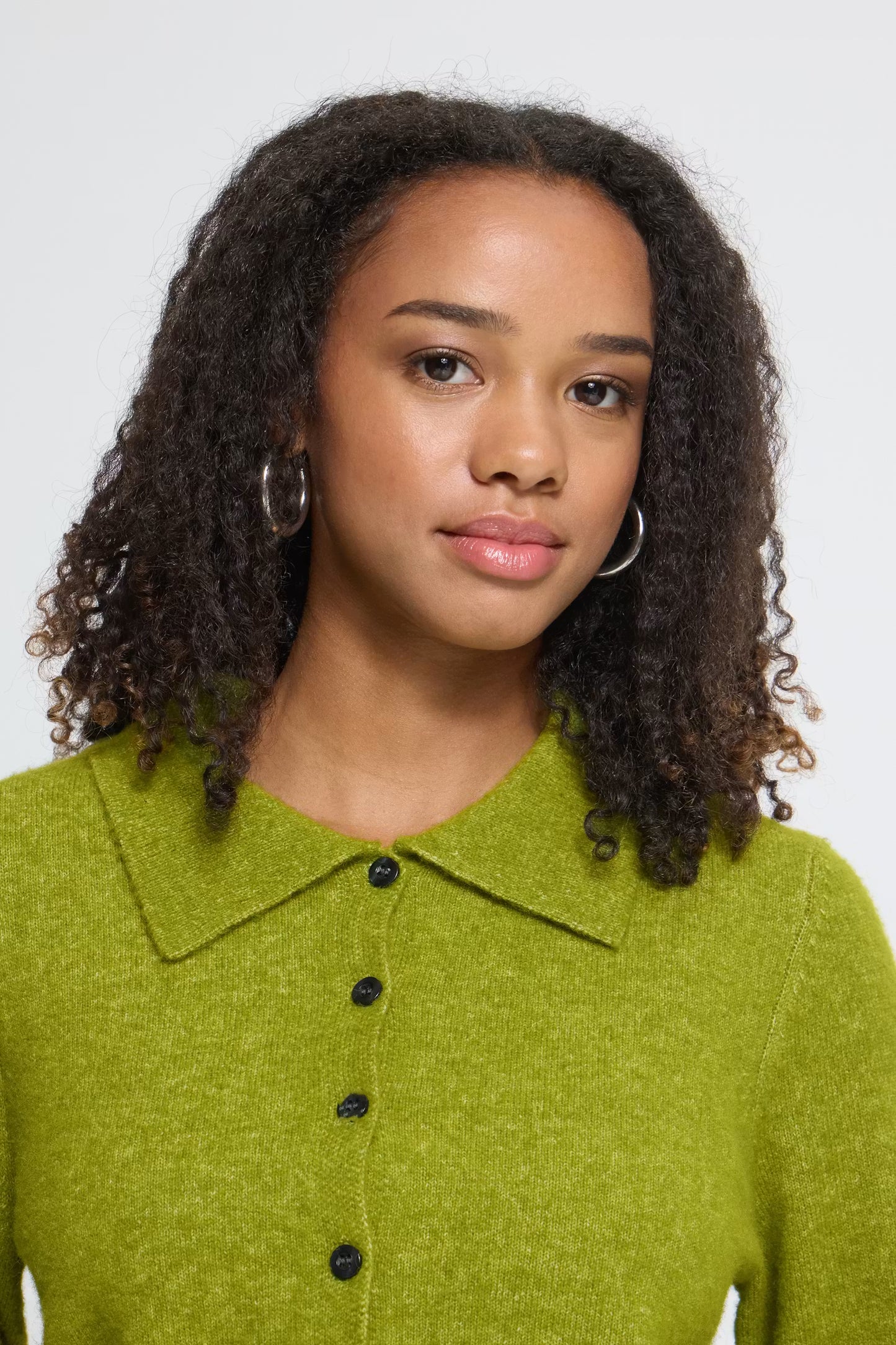 Ichi Dasila Cardigan in Calla Green
