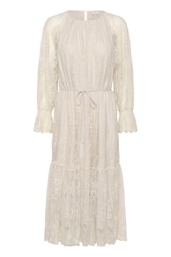 Kaffe Amelie Lace Dress in Moonbeam