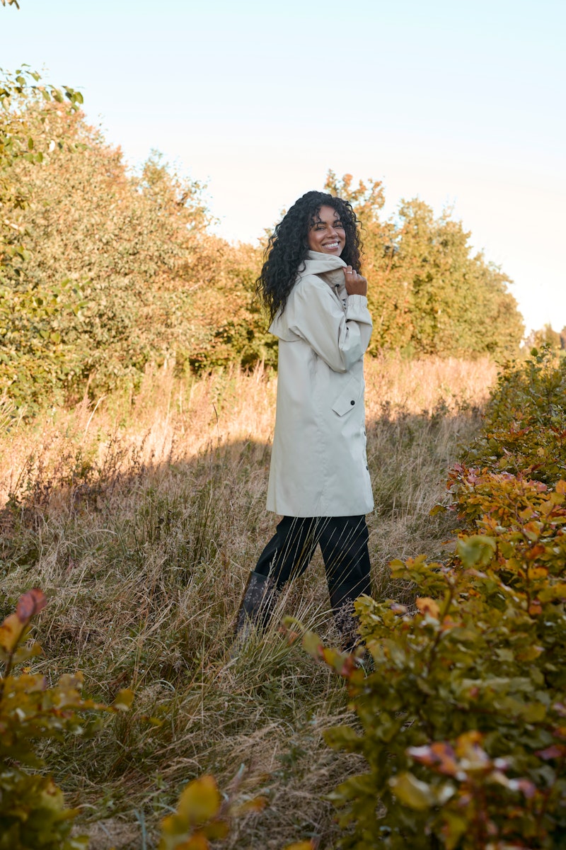 Kaffe Ennie Coat in Feather Grey