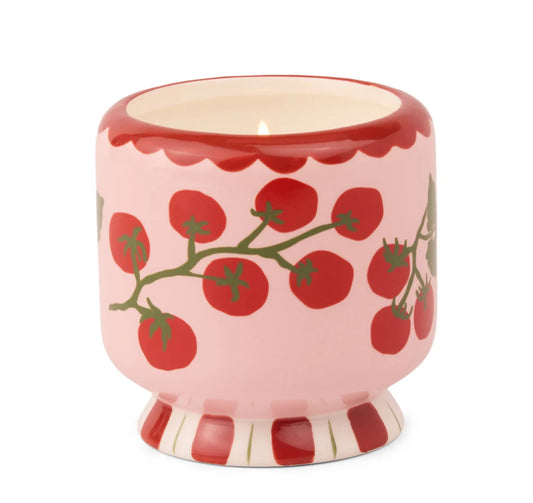 A Dopo Tomato Vine Ceramic Candle - Heirloom Candle 8oz/226g