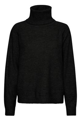 Saint Tropez Garbie Rollneck Pullover in Black
