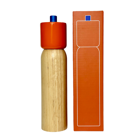 MÆGEN - Salt & Pepper Grinder - Orange & Blue: Large