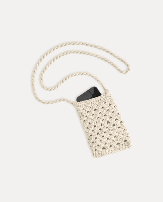 Crochet Mobile Phone Holder/Cross Body bag by Yerse