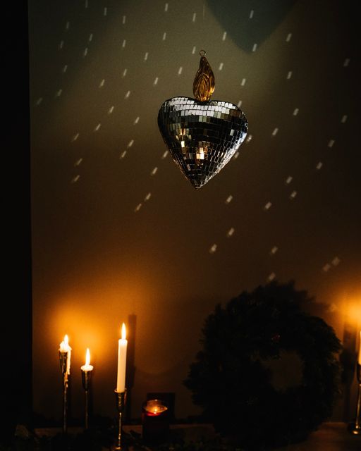 Boncoeurs Mirrored Heart Decoration