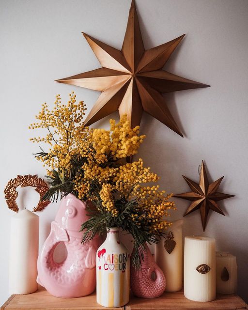 Boncoeurs Halo with Stars Candle Charm