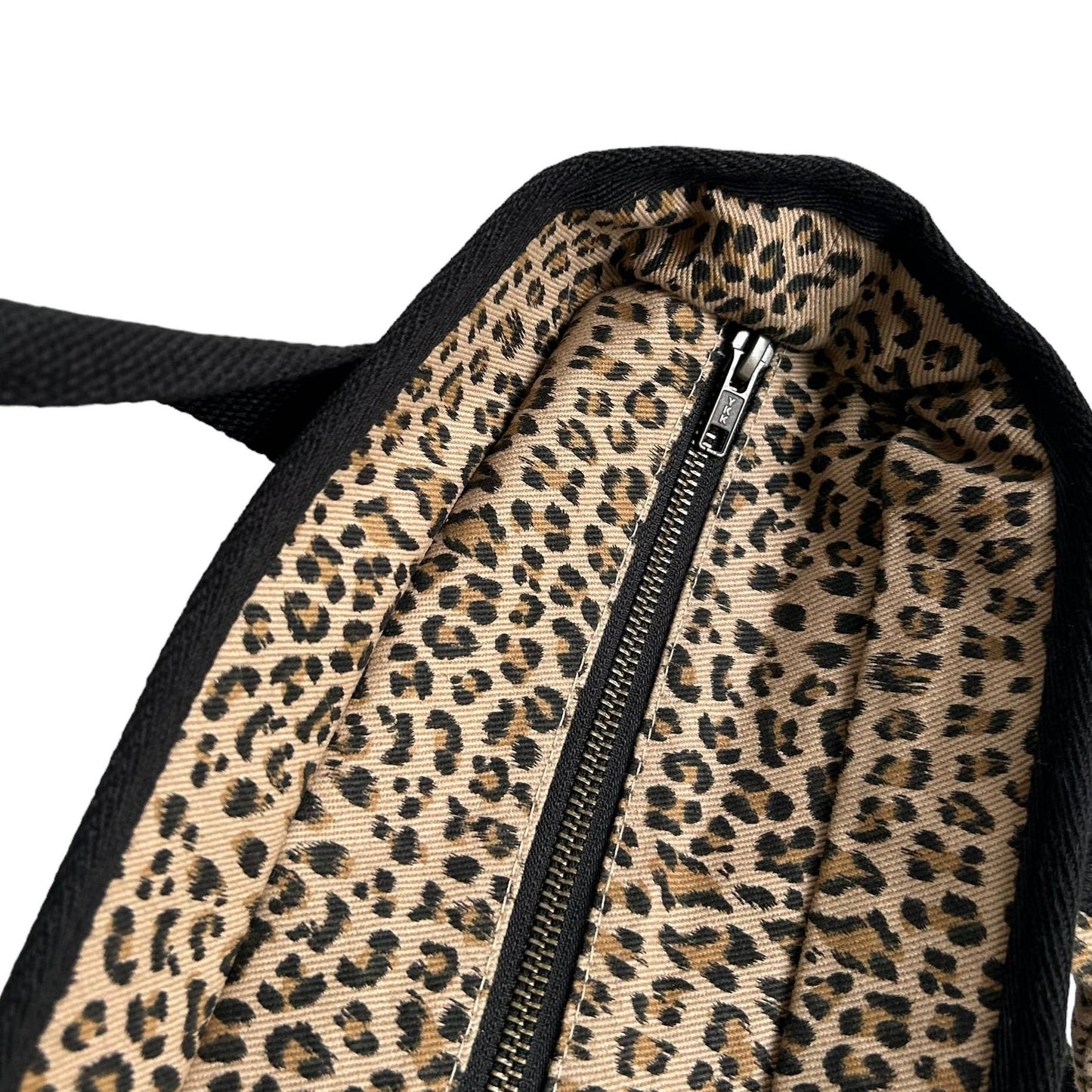 Sixton Twill sand leopard print backpack