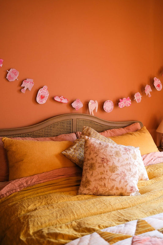 East End Press - Love Birds Sewn Garland