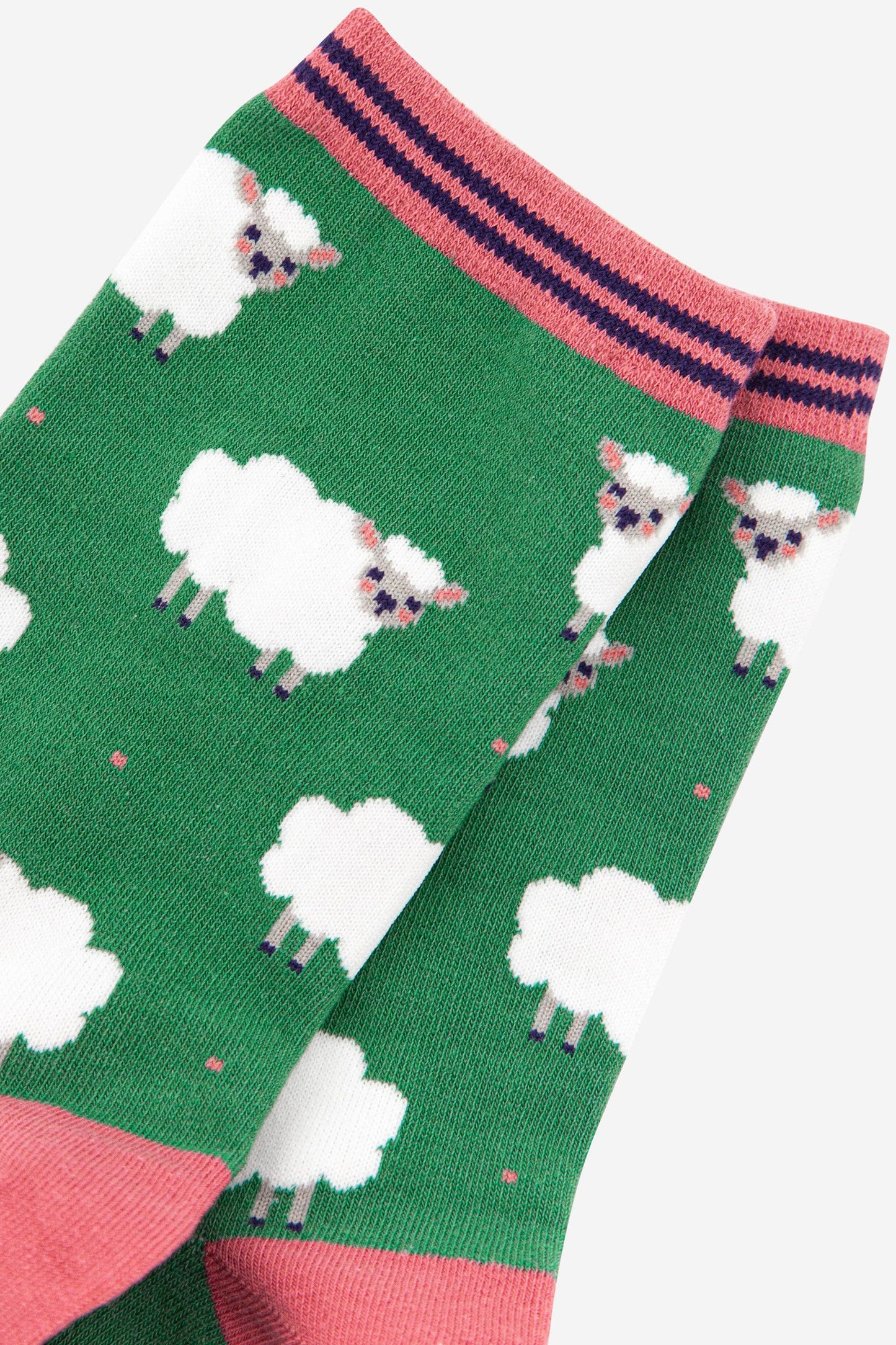 Women's Spring Lamb Woolly Sheep Bamboo Socks