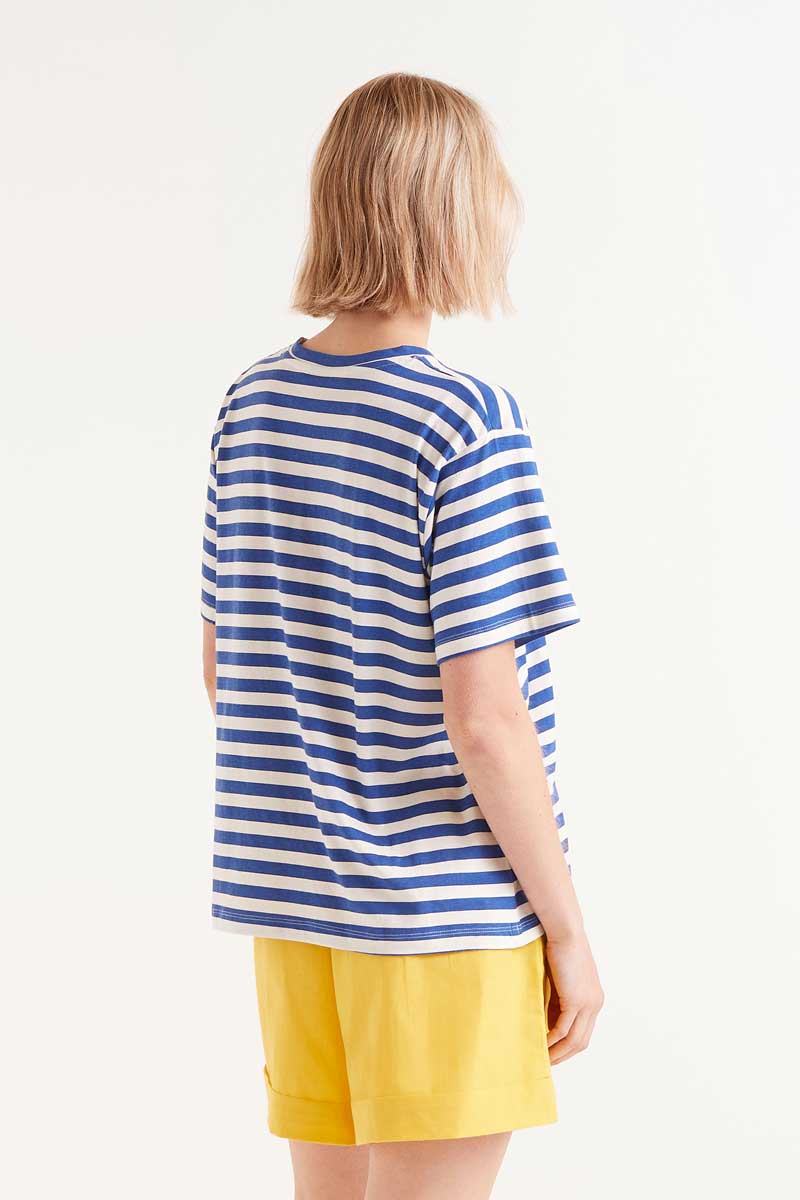 Compania Fantastica Blue Striped Tee