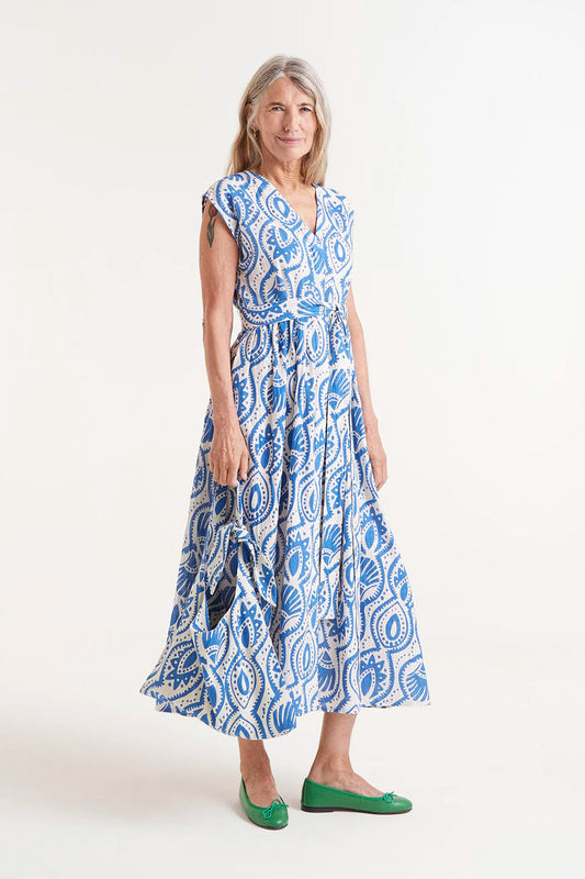 Compania Fantastica Aquaria Printed Midi Dress