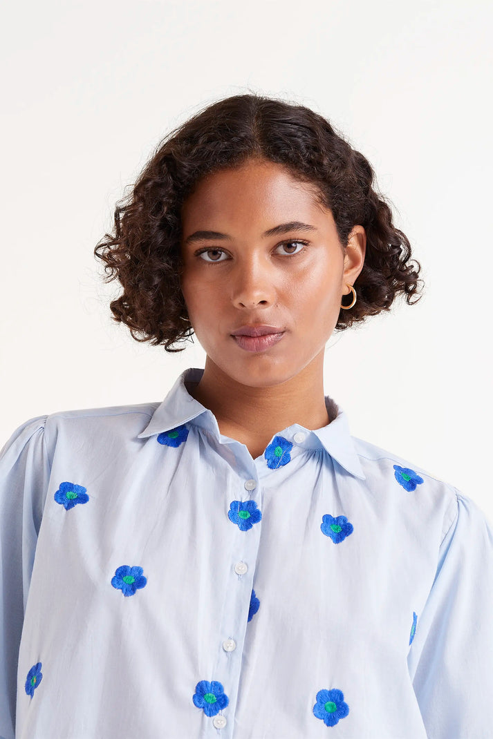 Compania Fantastica Short Sleeve Flower Print Shirt