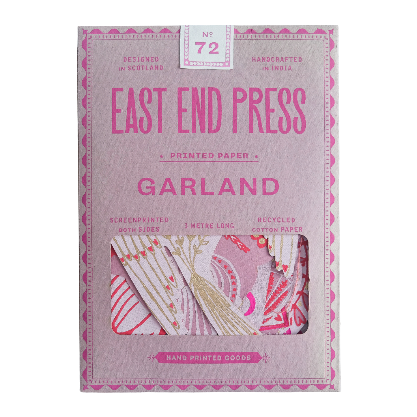 East End Press - Love Birds Sewn Garland