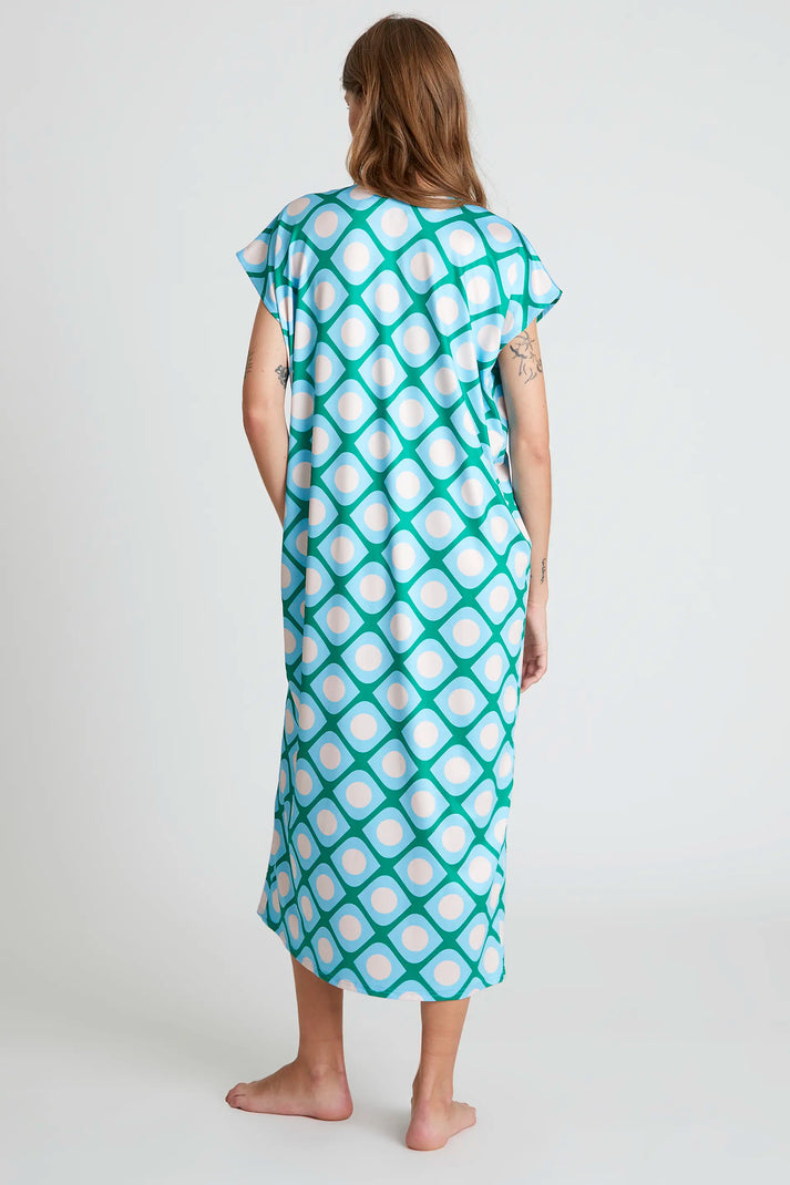 Compania Fantastica Poniente Printed Long Kaftan