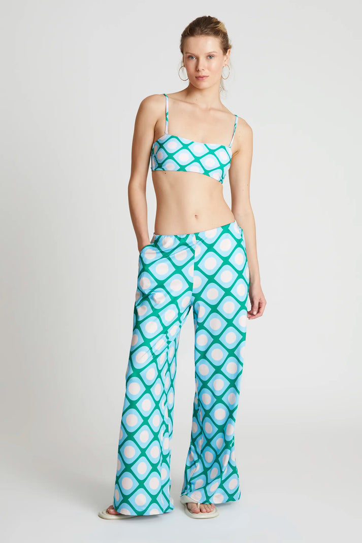 Compania Fantastica Poniente Printed Straight Trousers