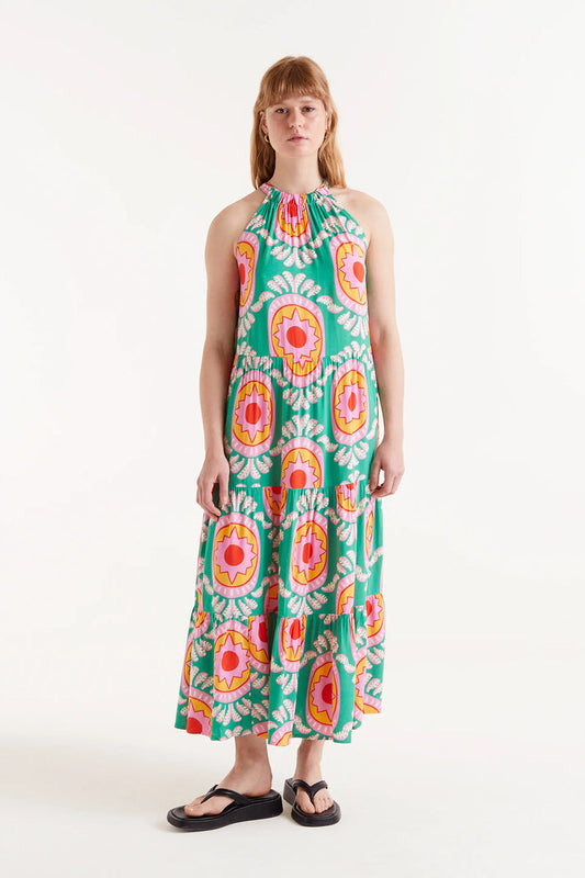 Compania Fantastica Curitiba Printed Midi Dress