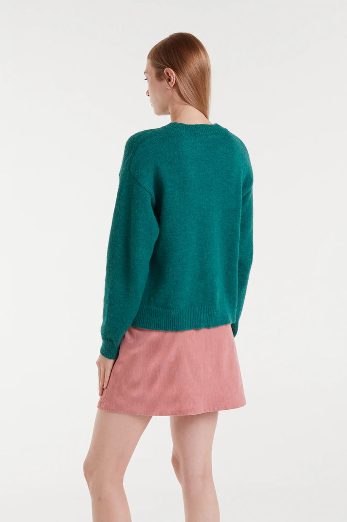 Compania Fantastica Jaquard Fabric Jumper with Schnauzer Dog Print