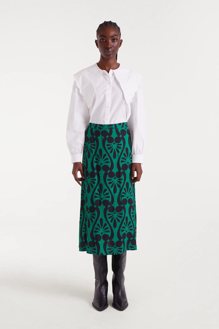 Compania Fantastica Cotton Poplin Fabric Shirt in White