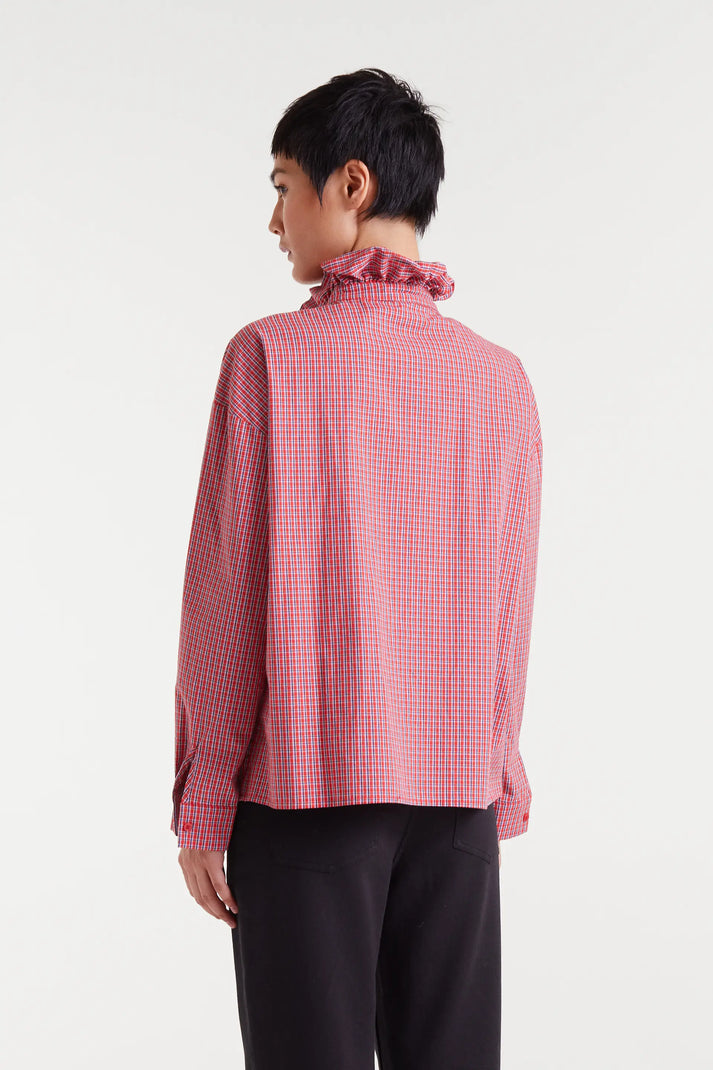 Compania Fantastica Red Gingham Shirt