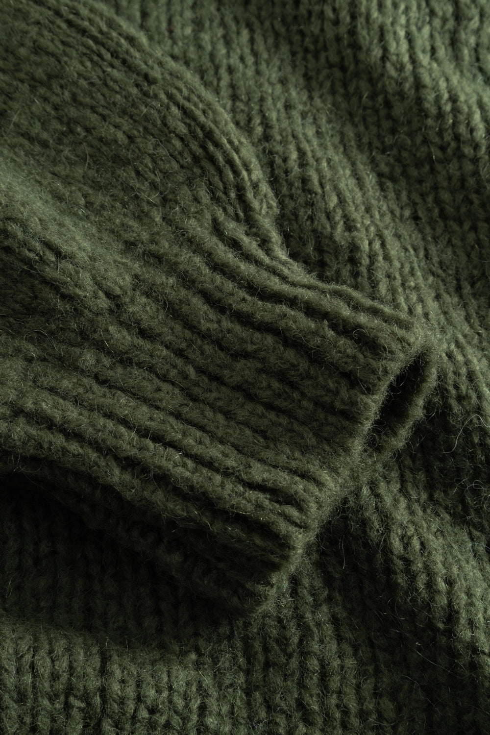Noella Fora Knit Cardigan in Dark Army