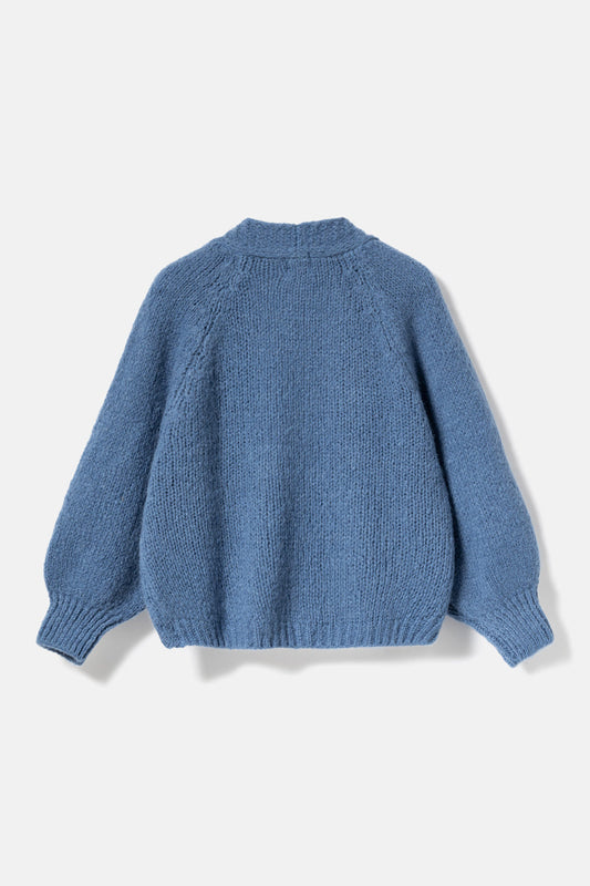 Noella Fora Knit Cardigan in Indigo