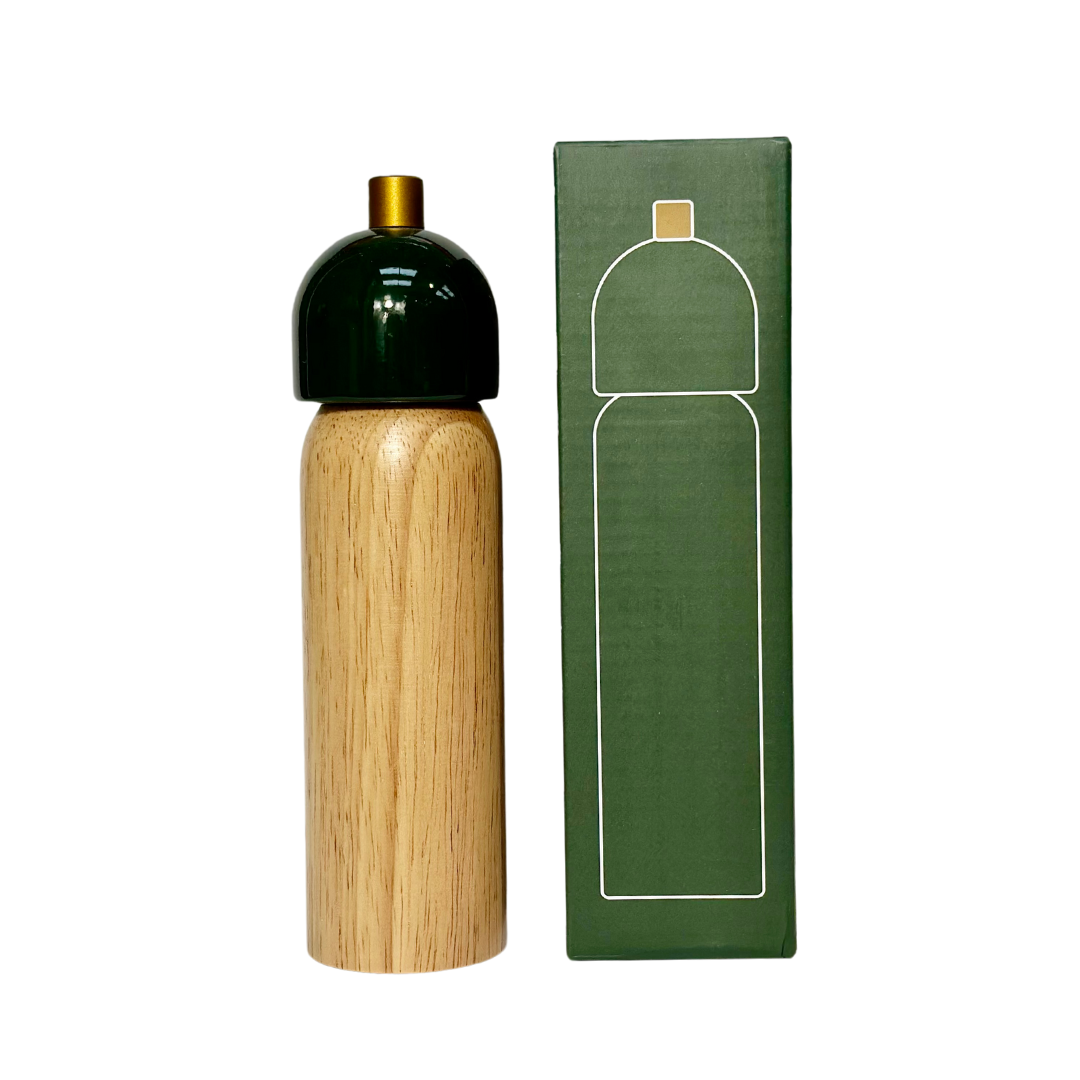 MÆGEN - Salt & Pepper Grinder - Green & Gold: Medium