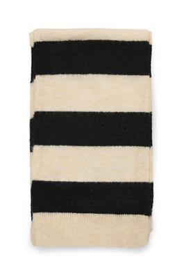 Saint Tropez Garbie Scarf in Ice Black Stripe