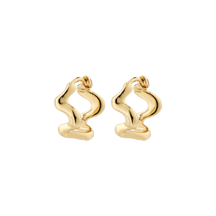 Pilgrim PENELOPE recycled earrings gold-plated