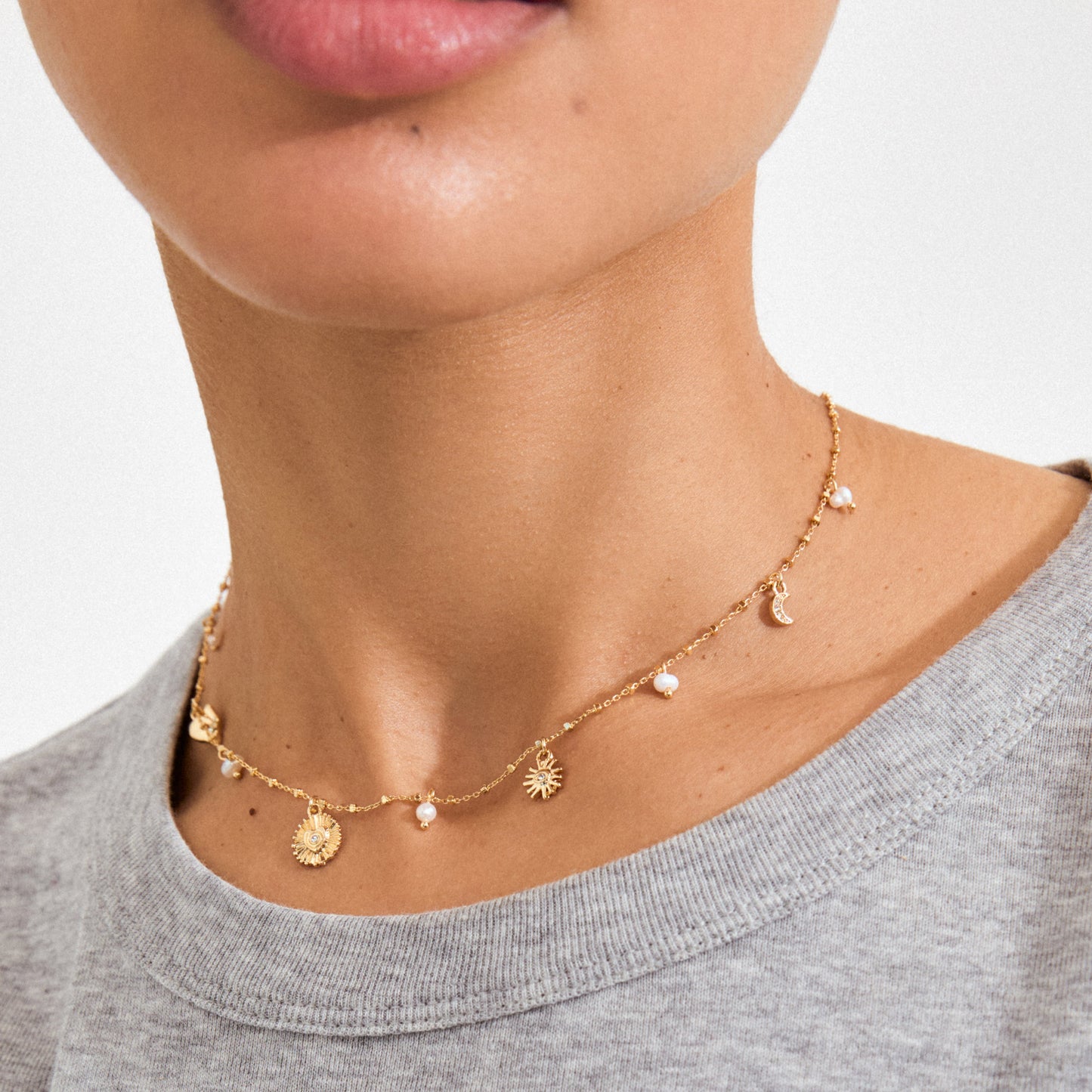 PILGRIM MYLAN necklace gold-plated