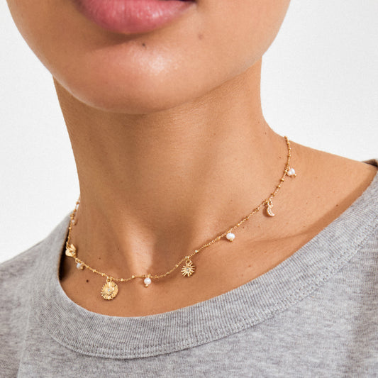 PILGRIM MYLAN necklace gold-plated