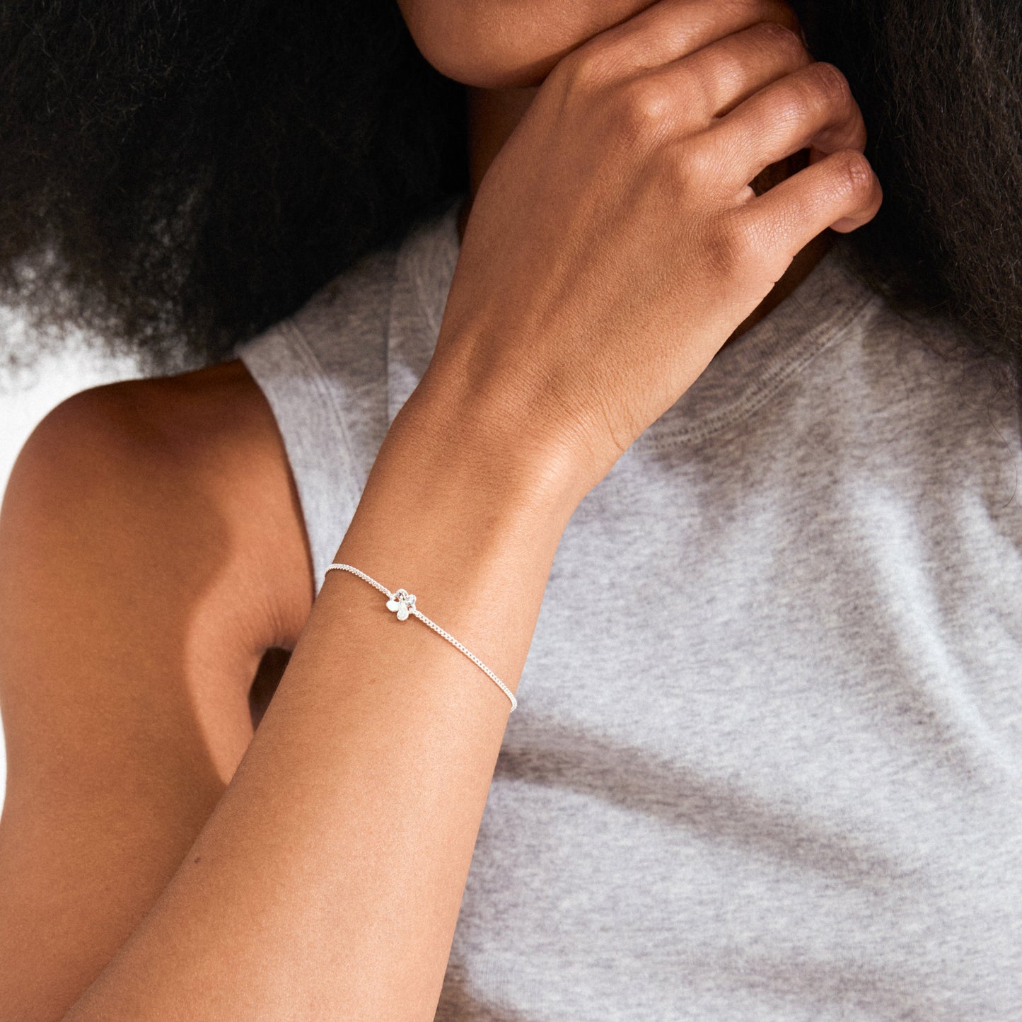 PILGRIM AJANI bracelet silver-plated