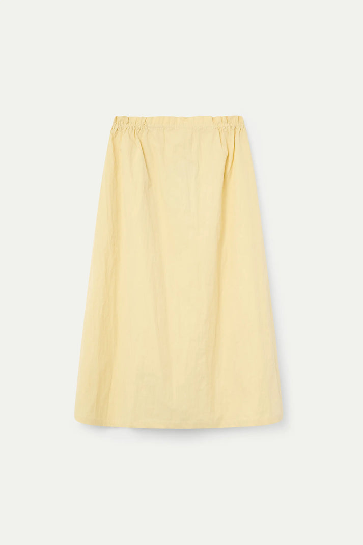 Compania Fantastica Light Yellow Midi Skirt