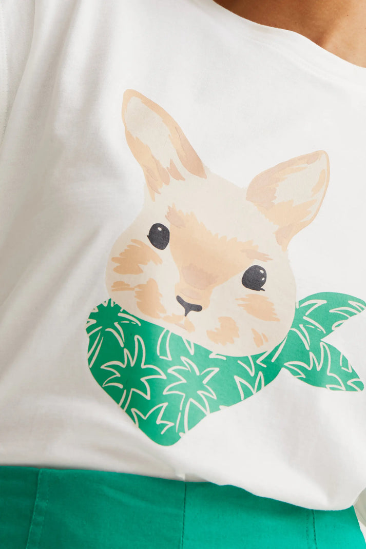 Compania Fantastica T-shirt with Bunny Print