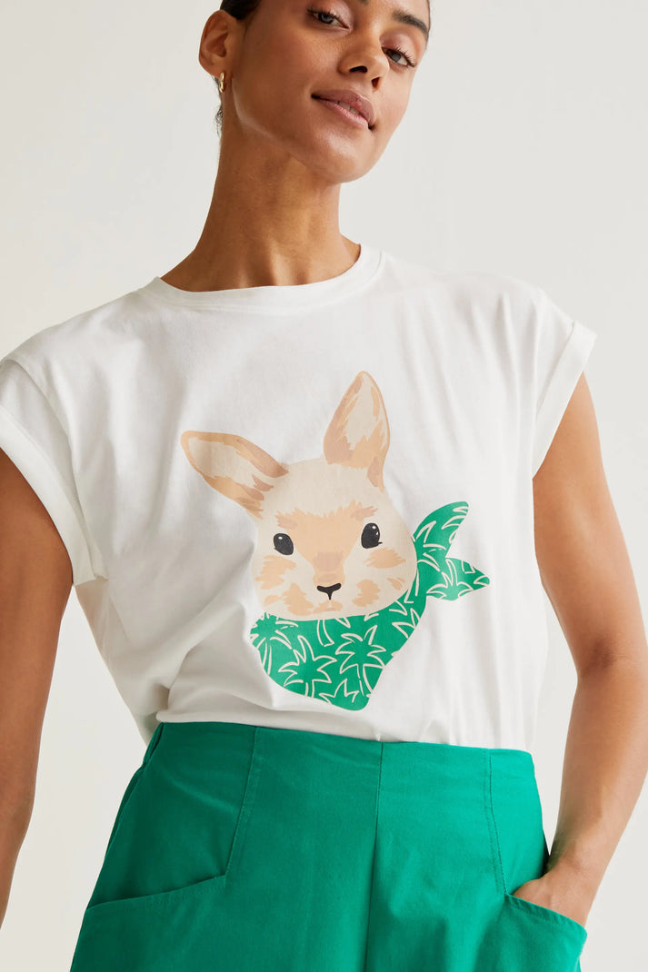 Compania Fantastica T-shirt with Bunny Print