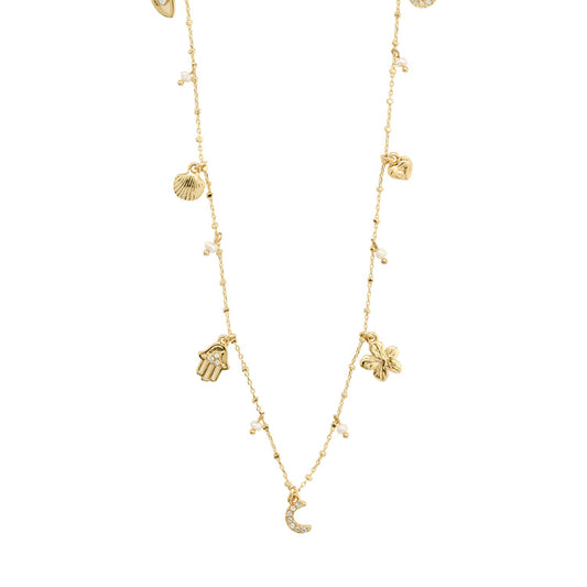 Pilgrim PRUCENCE recycled necklace gold-plated