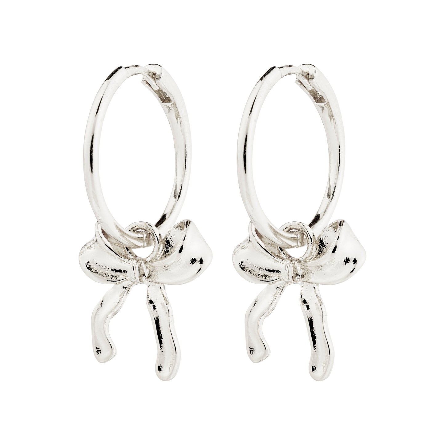 Pilgrim CASSIAN hoop earrings silver-plated