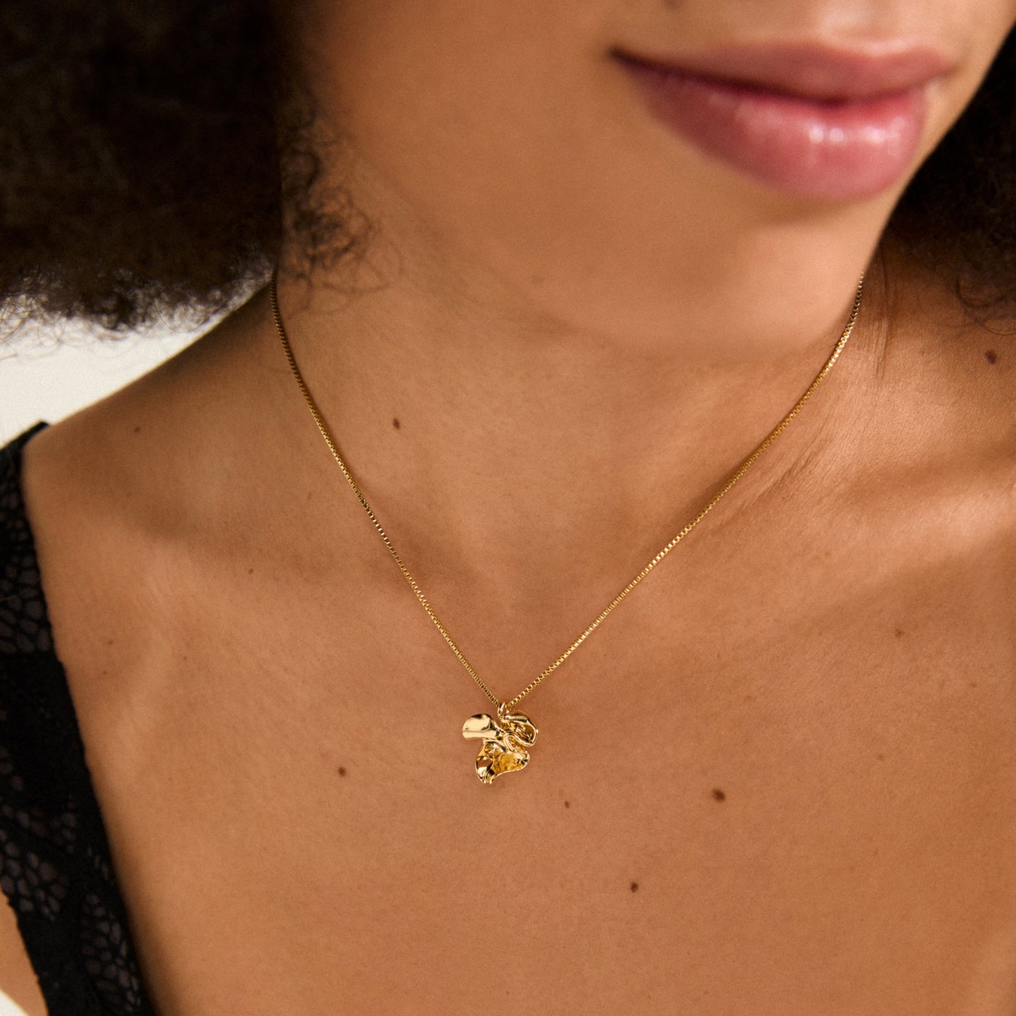 Pilgrim LUIS Necklace Gold-Plated