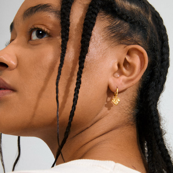 Pilgrim LUIS Earrings Gold-Plated