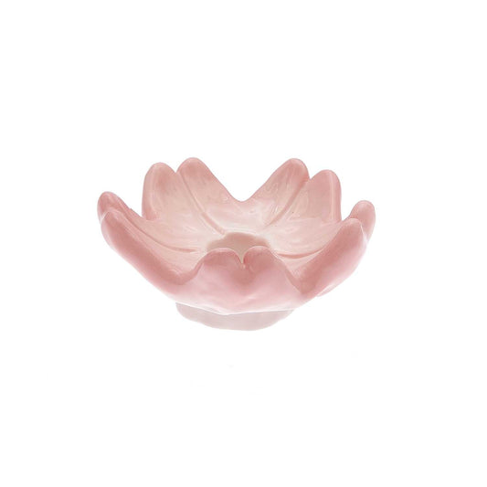 Rico porcelain candle holder in cherry blossom pink