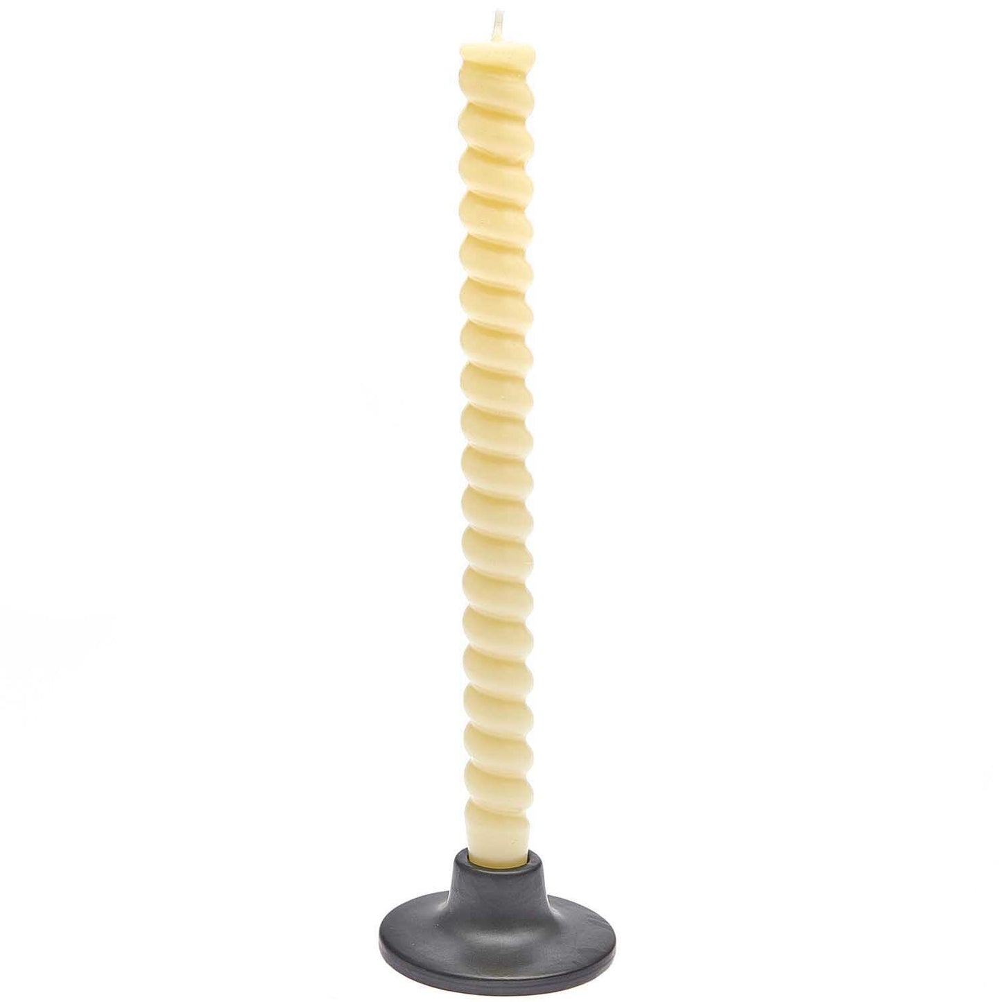 RICO Spiral Candle 28 cm in sorbet yellow