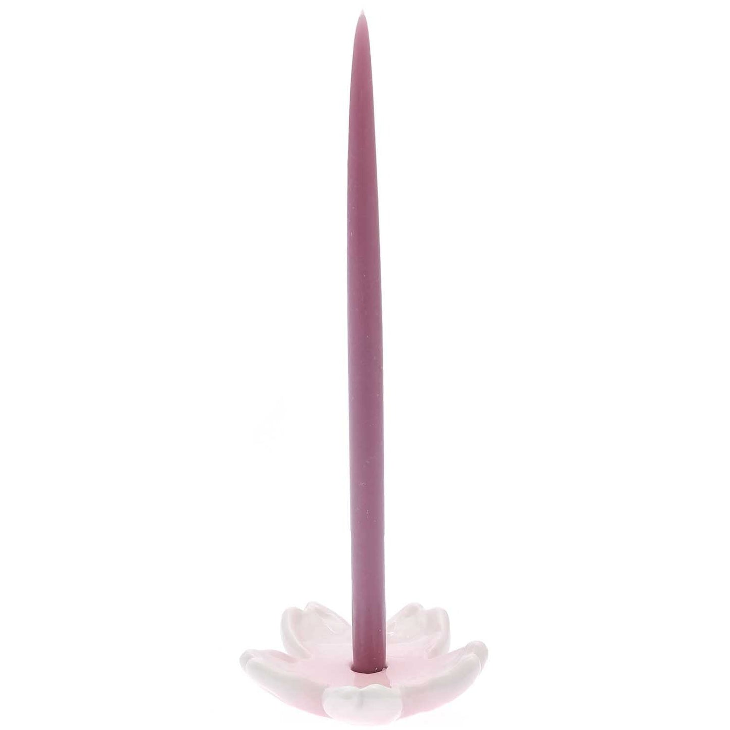 RICO Slim candles 28 cm in mauve, 2 pcs