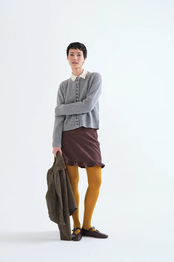 Compania Fantastica Grey Knit Cardigan