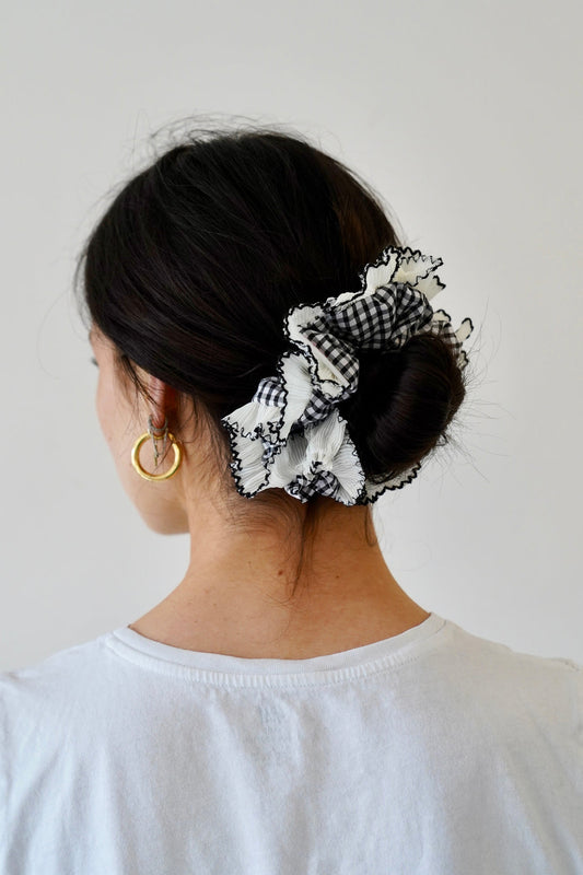 Staise London Black Kitty Hair Scrunchie