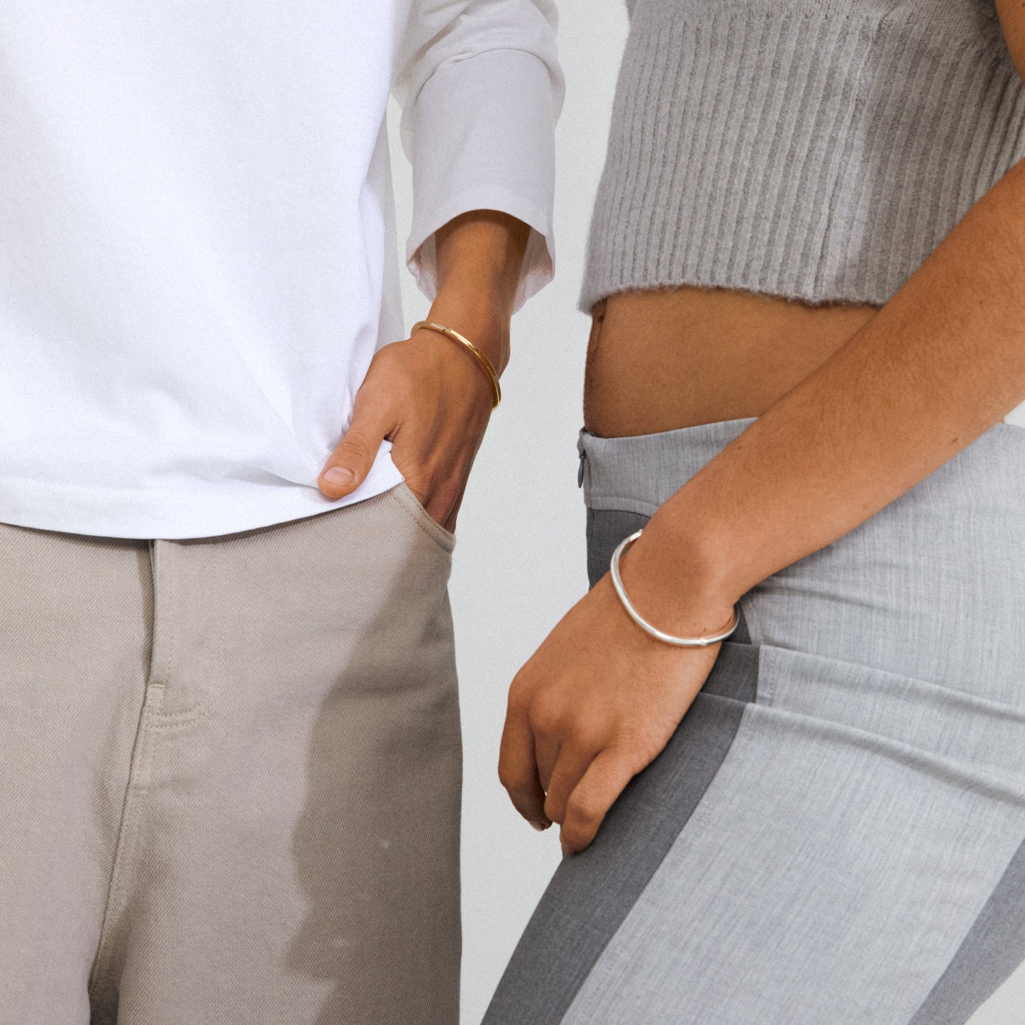 Pilgrim ALAIA bangle silver-plated