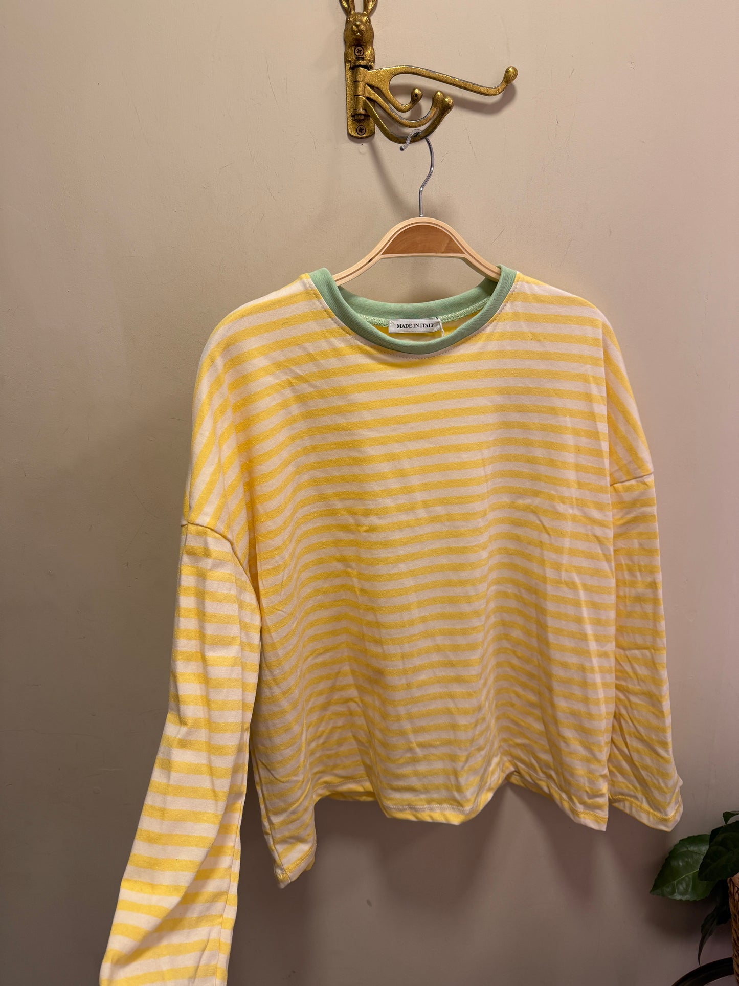 Copenhagen Striped Top - wide sleeve