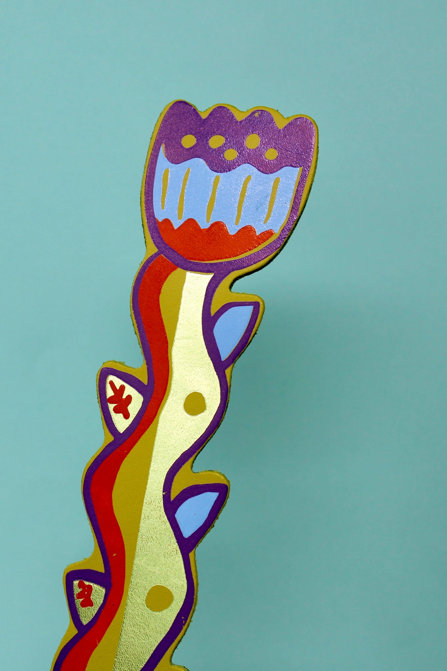 Tulip Blooming Lovely Bookmark: Yellow