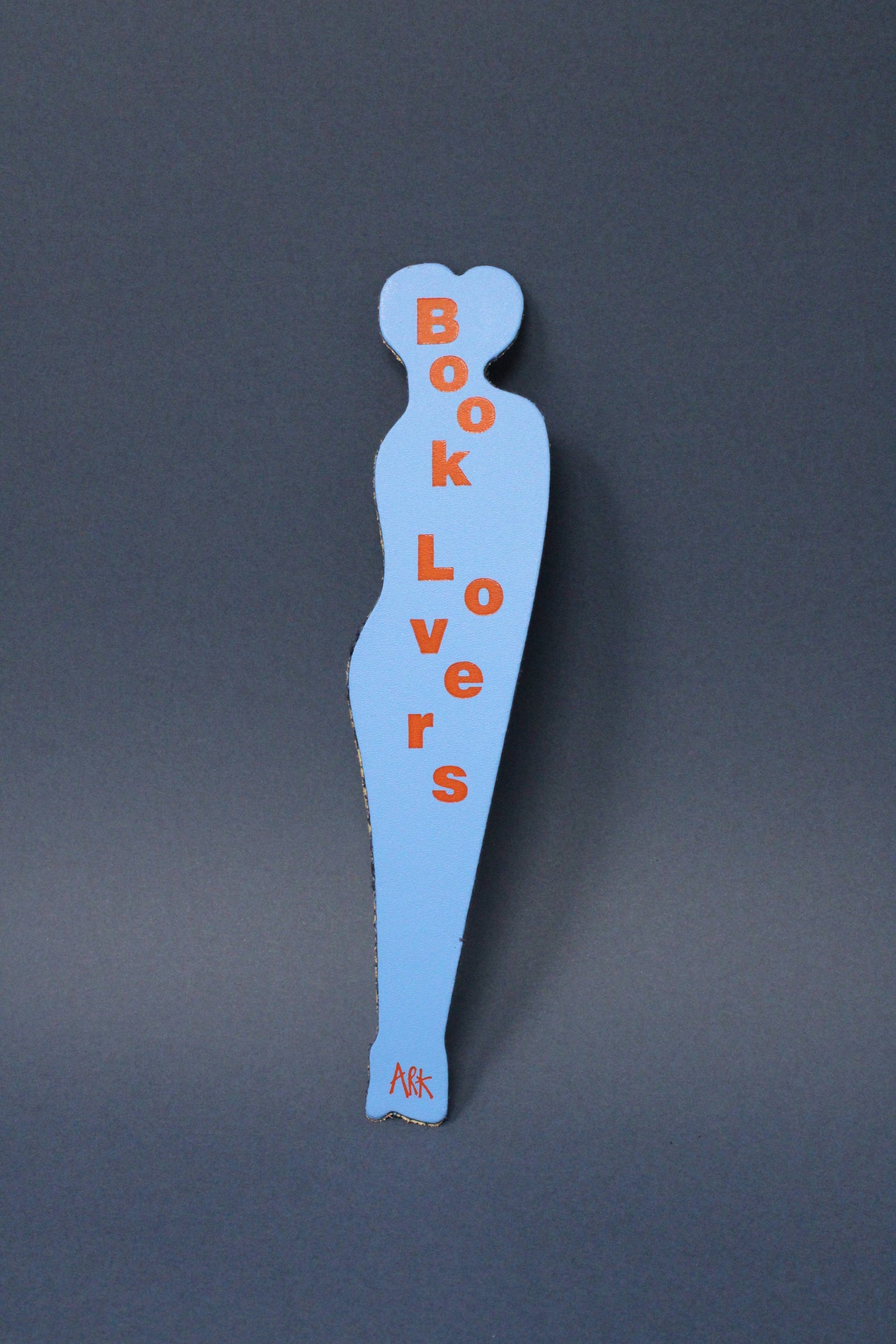 Arc Colour Design Book Lover Bookmark: Cream/Orange