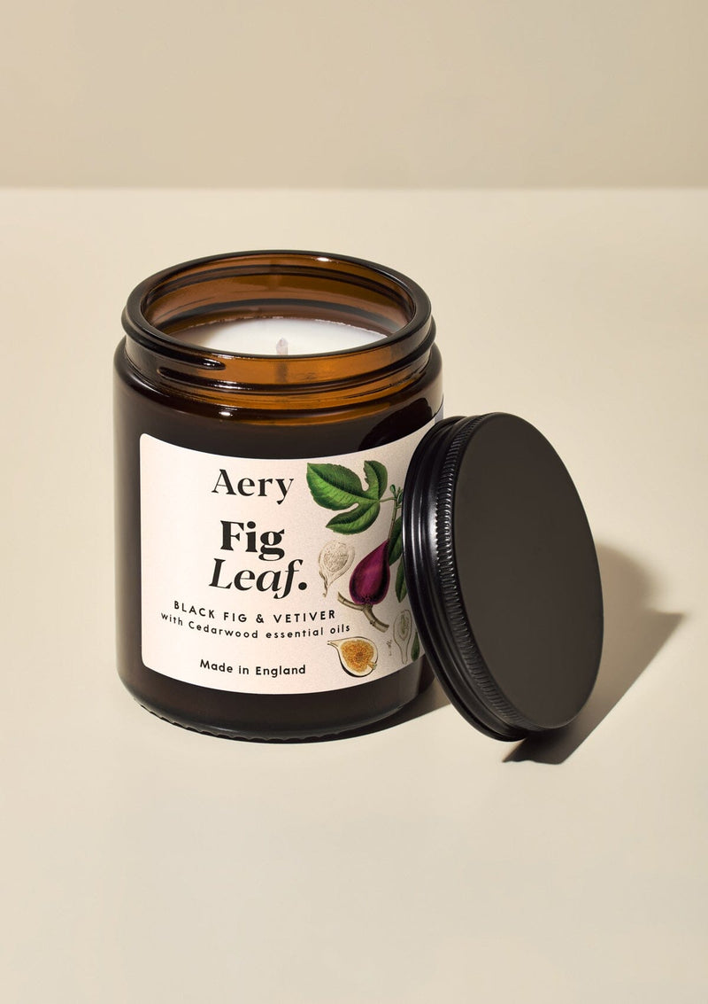 Aery Fig Leaf Scented Jar Candle