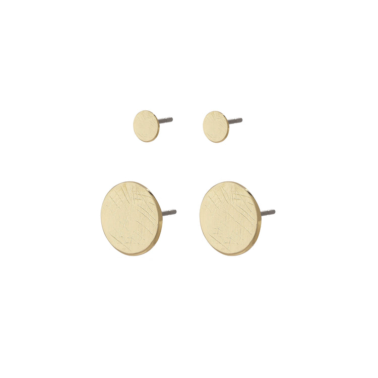 Pilgrim JACY recycled earrings set gold-plated